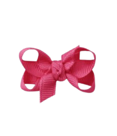 Fuschia Grosgrain Bow