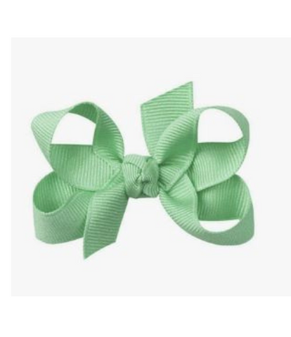 Mint Grosgrain Bow