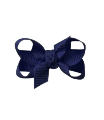 Navy Grosgrain Bow