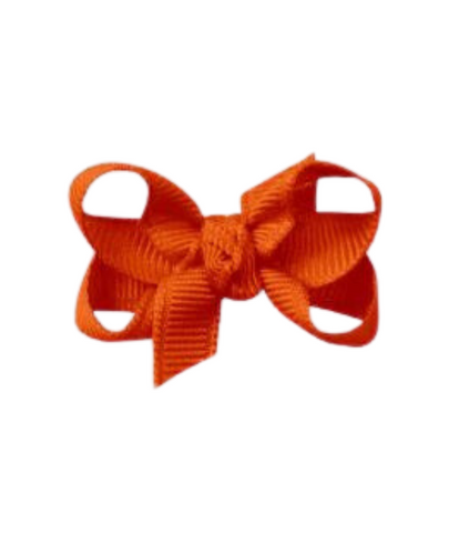 Orange Grosgrain Bow