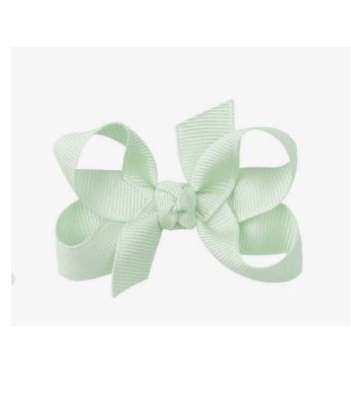 Powder Mint Grosgrain Bow Powder Mint Grosgrain Bow