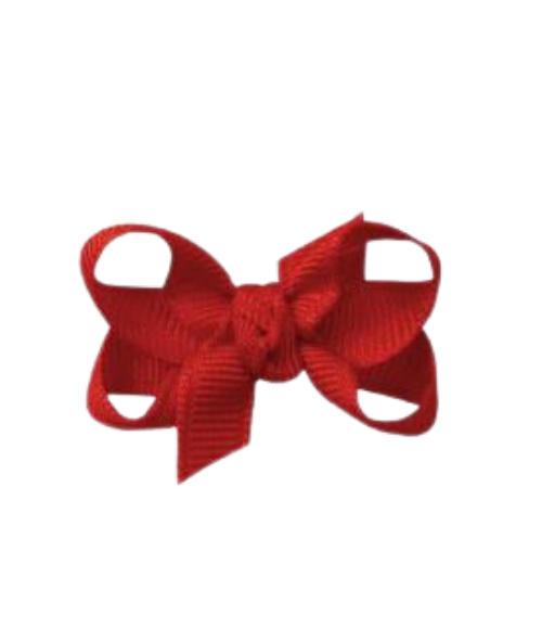 Red Grosgrain Bow