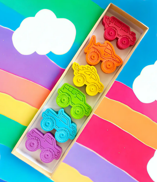 Moster Truck Crayons Gift Set