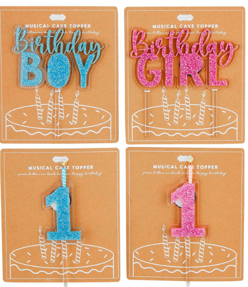 Musical Cake Toppers