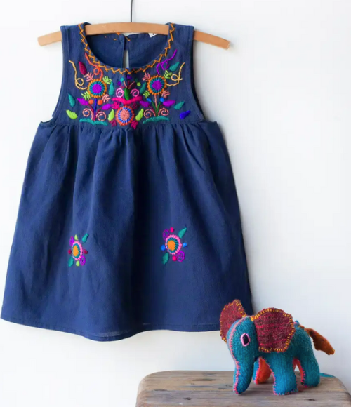 Jardinita Baby Fiesta Dress-Multiple Colors