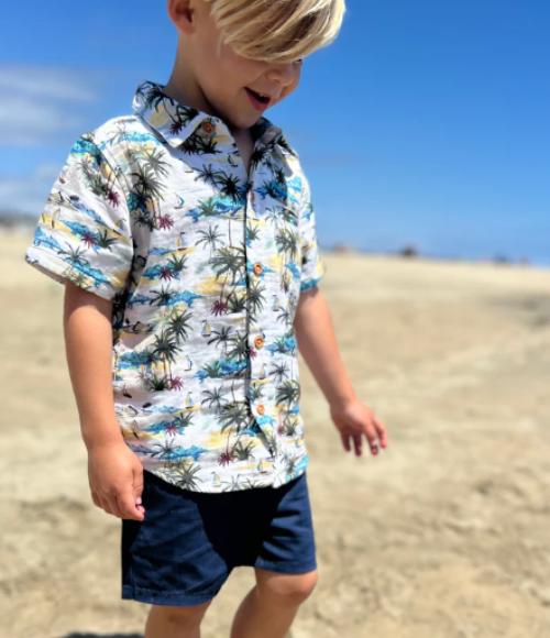 Timothy Navy Pique Shorts