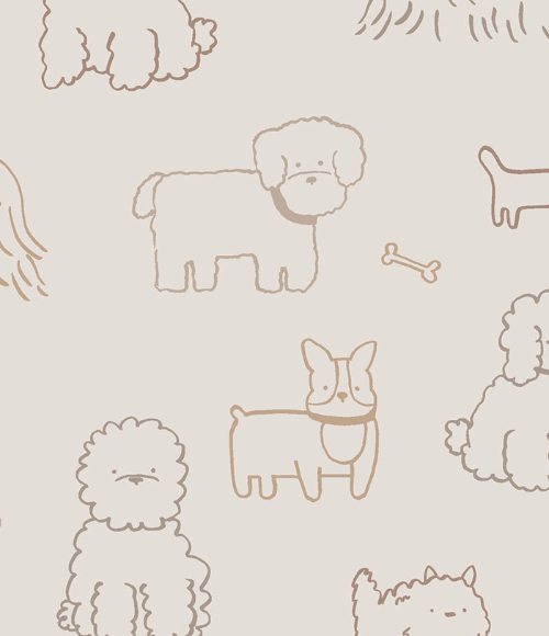 Neutral Pups Fold-Over Cuff Footie