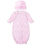 Kissy Old English Roses Pink Converter & Hat Set
