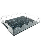 Scalloped Acrylic Trays