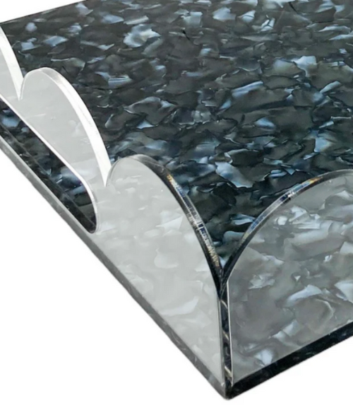 Scalloped Acrylic Trays