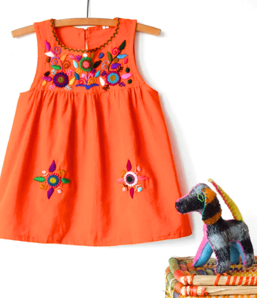 Jardinita Baby Fiesta Dress-Multiple Colors