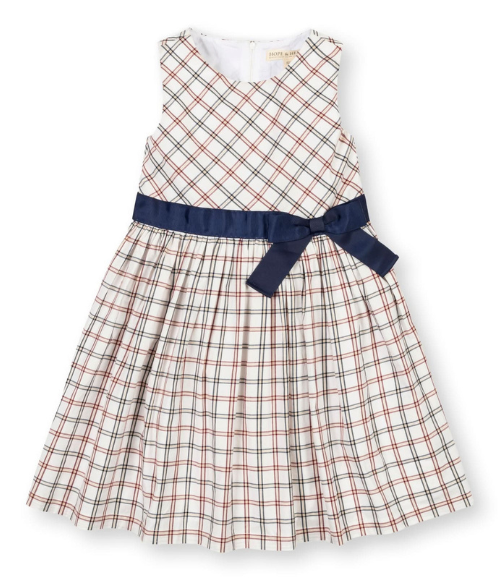 Organic Stretch Poplin Sash Dress