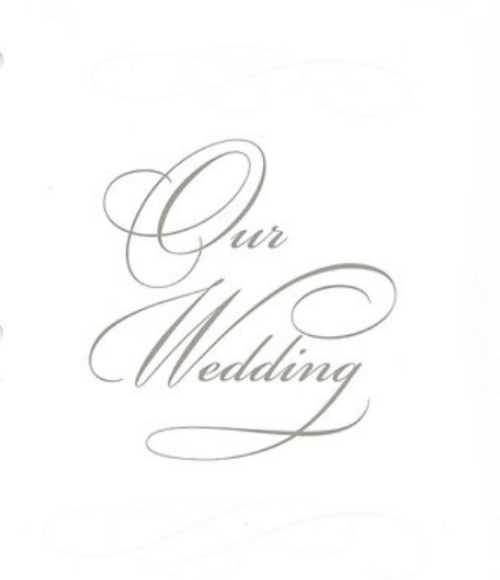 Monogrammed Wedding Album
