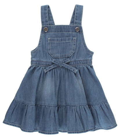 Denim Overall Jumper Dress
