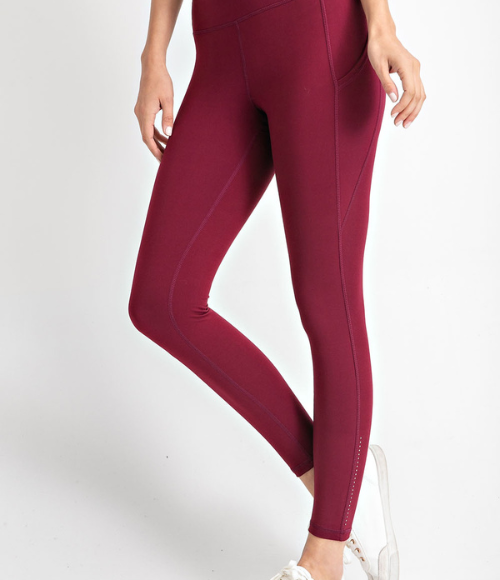 Butter Leggings with Triangular Side Pockets - Multiple Colors