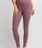 Plus Butter Leggings with Triangular Side Pockets - Multiple Colors