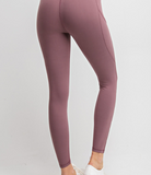 Plus Butter Leggings with Triangular Side Pockets - Multiple Colors