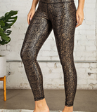 Anaconda Gold Foil Full Length Leggings