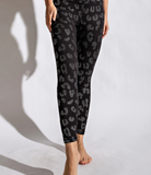 Geo Foil Print Full Length Leggings