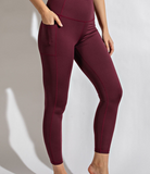 Plus Full Length Compression Leggings with Pockets - Multiple Colors