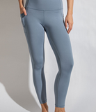 Plus Full Length Compression Leggings with Pockets - Multiple Colors