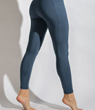Plus Full Length Compression Leggings with Pockets - Multiple Colors