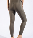 Plus Full Length Compression Leggings with Pockets - Multiple Colors