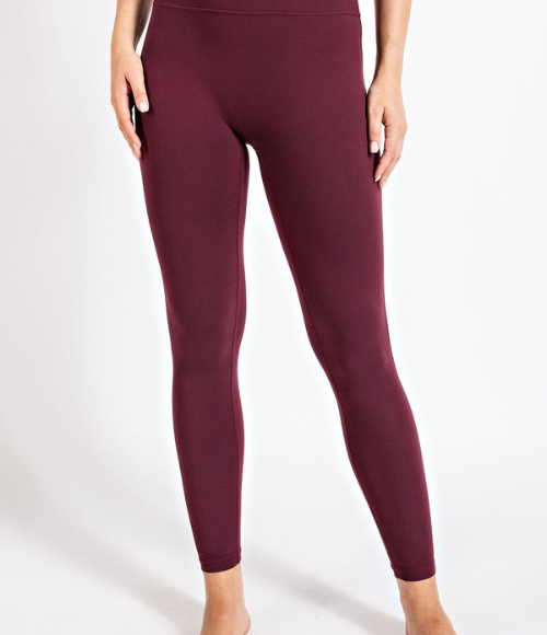 Butter U Crotch Leggings with Key Pocket - Multiple Colors