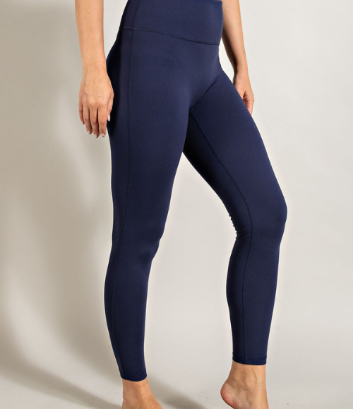 Butter U Crotch Leggings with Key Pocket - Multiple Colors