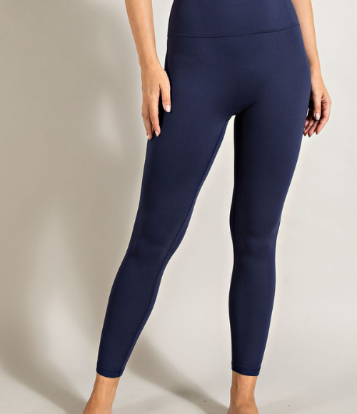 Butter U Crotch Leggings with Key Pocket - Multiple Colors
