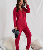 Scarlet Bamboo Pajama Set, Size 8