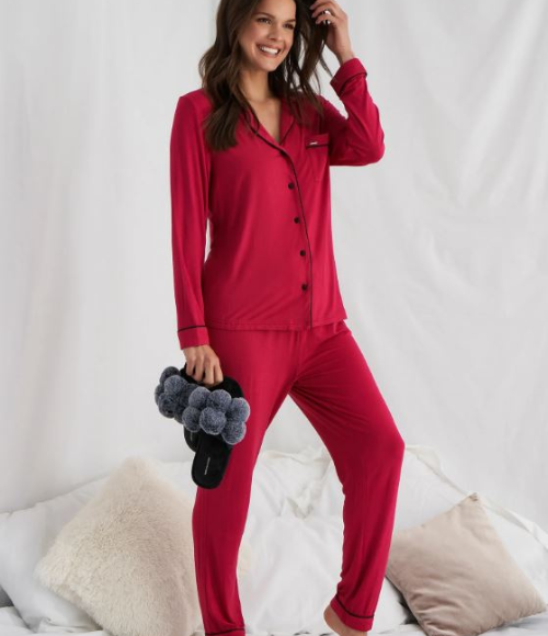 Scarlet Bamboo Pajama Set, Size 8