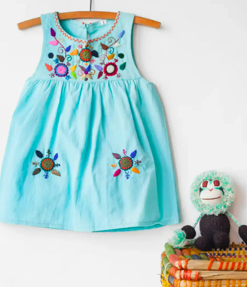 Jardinita Baby Fiesta Dress-Multiple Colors