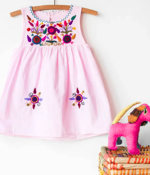 Jardinita Baby Fiesta Dress-Multiple Colors