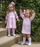 Bambinos Riviera Ruffle LS Dress