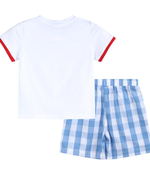 Patriotic Boys Shorts Set