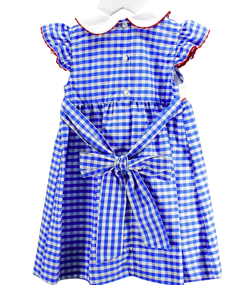Patriotic Flutter Baby Dress-24M
