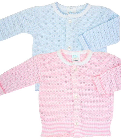 Paty Solid Color Baby Cardigan