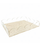 Scalloped Acrylic Trays