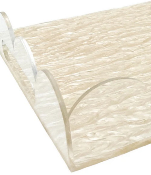 Scalloped Acrylic Trays