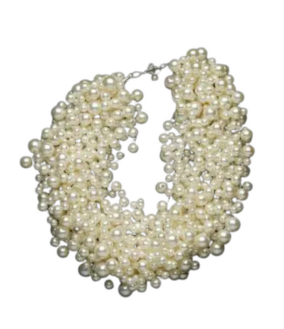 Pearl Cluster Necklace