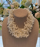 Pearl Cluster Necklace