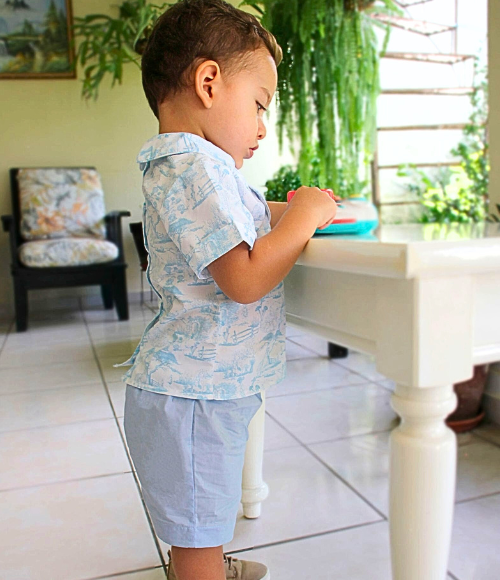 Peter Rabbit Toile Shorts Set