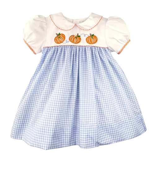 Dress with Pumpkin Applique' Dress with Pumpkin Applique