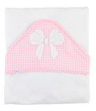 Pink Bow Hooded Towel