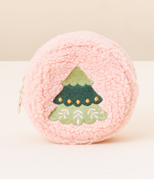 Pink Holiday Pouch