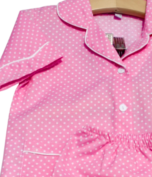 Pink Polka Dot Pajamas