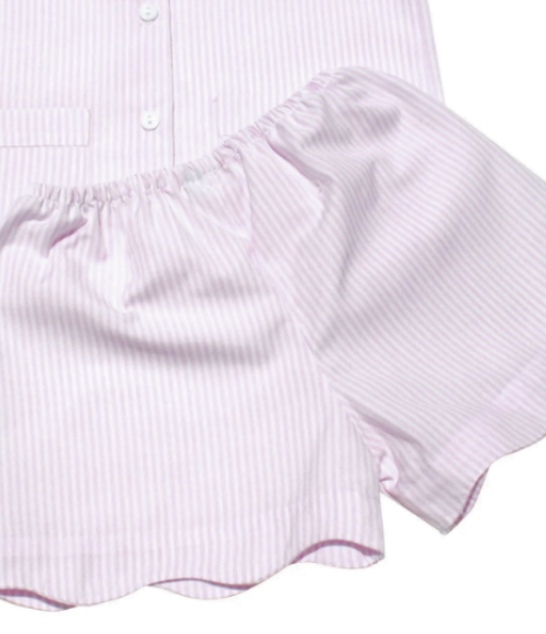 Pink Stripe Pajamas Set