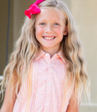 BQ Pink/Citrus Guayabera Dress