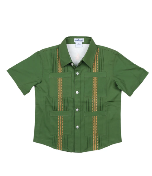 BQ Post Oak/Blaze Guayabera